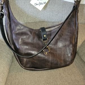 SOLD!! Grommets LeatherCraft Gray Bison Stonington